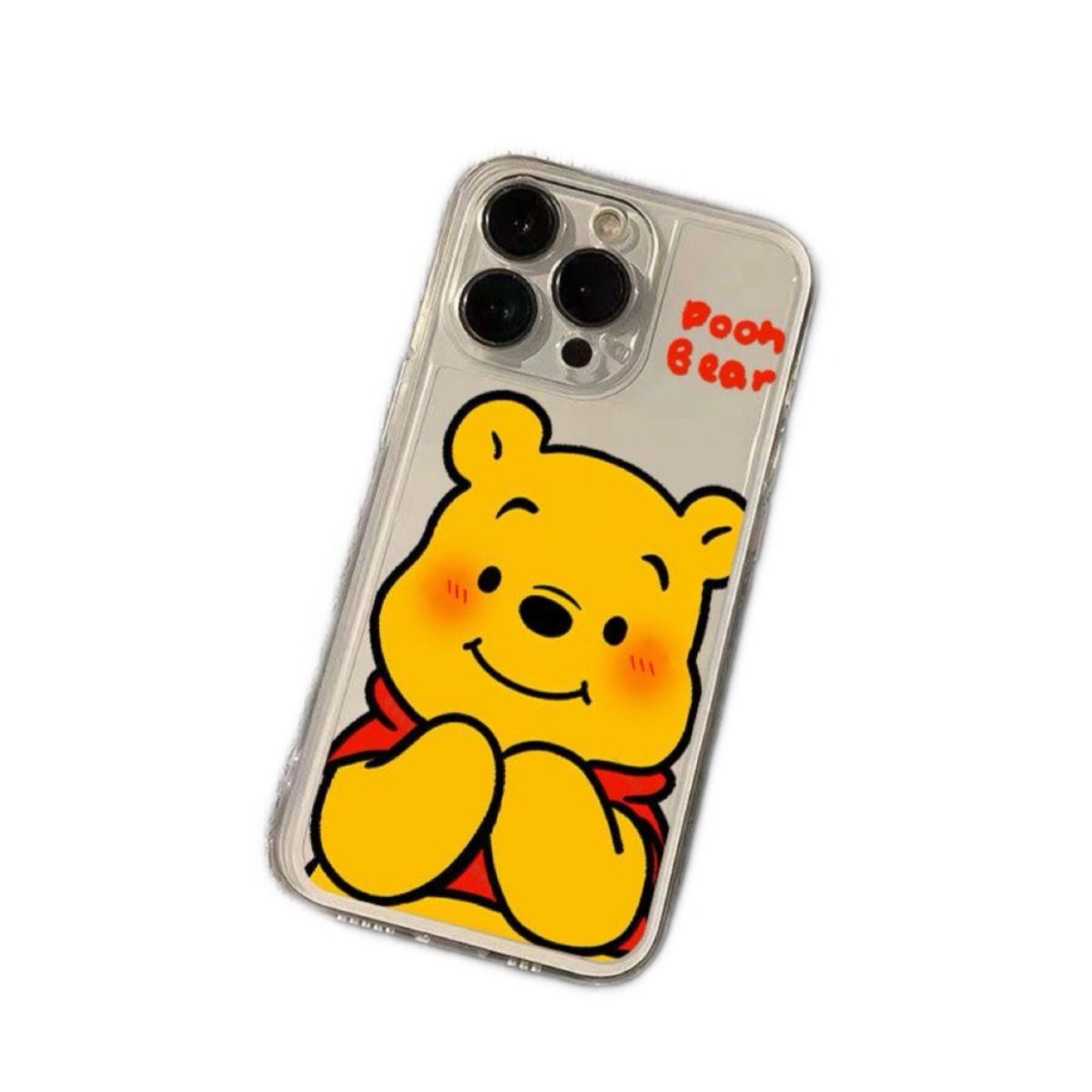 Winne The Pooh Cute Transparent Phone Case